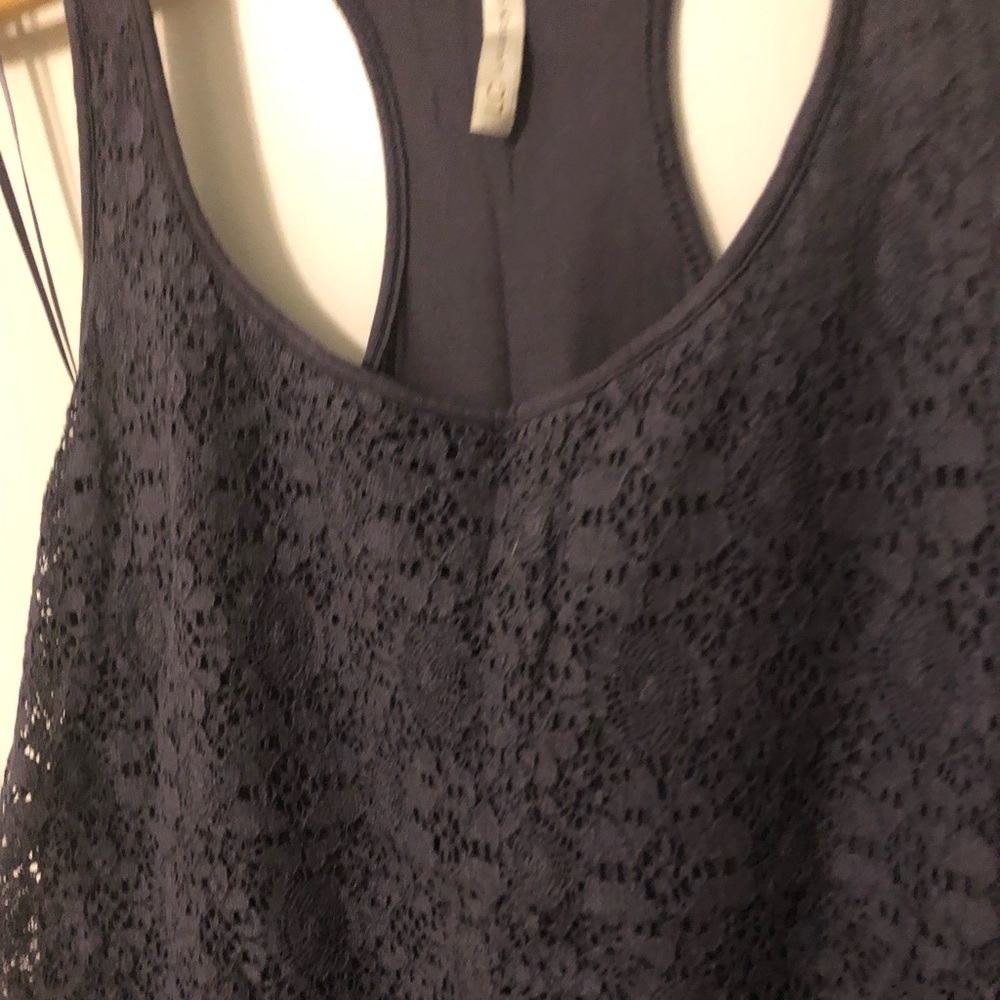 Crocheted racer back tank